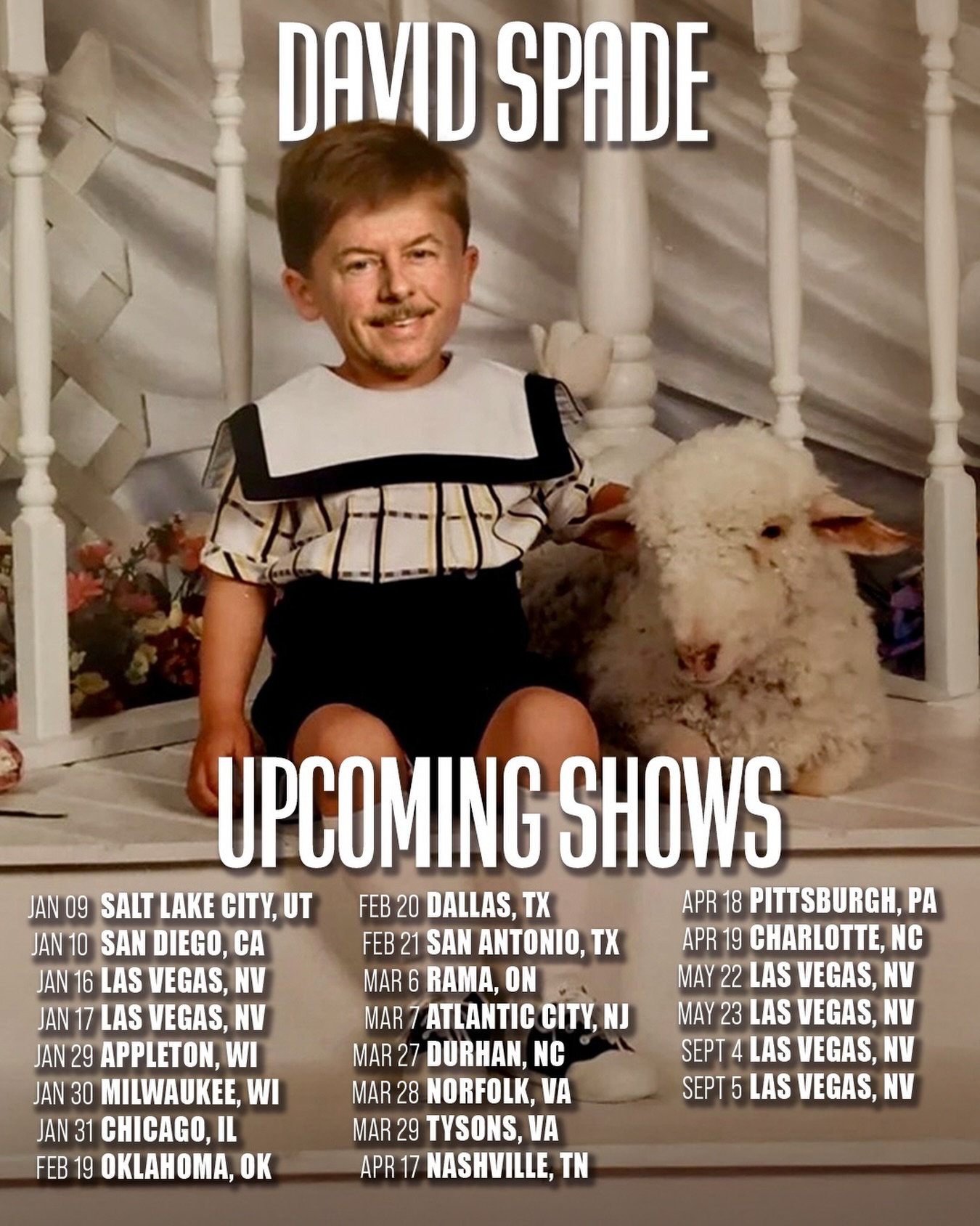 David Spade I Got a Feel for It Tour Poster 2026